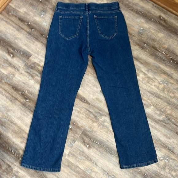 Riders by Lee Curvier Womens 14P Blue Jeans Petite Elastic Waistband - Picture 13 of 16